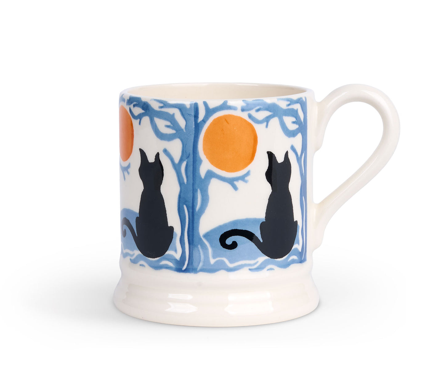 Wise Witches Black Cat 1/2 Pint Mug-Emma Bridgewater-Emma Bridgewater Pottery-Joanne Hudson Basics