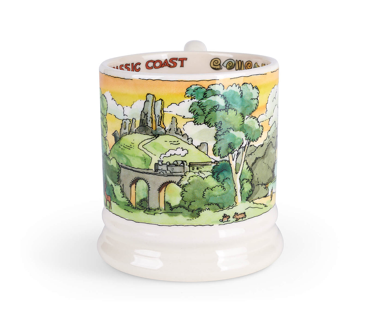 Landscapes Of Dreams Jurassic Coastline 1/2 Pint Mug-Emma Bridgewater Pottery-Joanne Hudson Basics