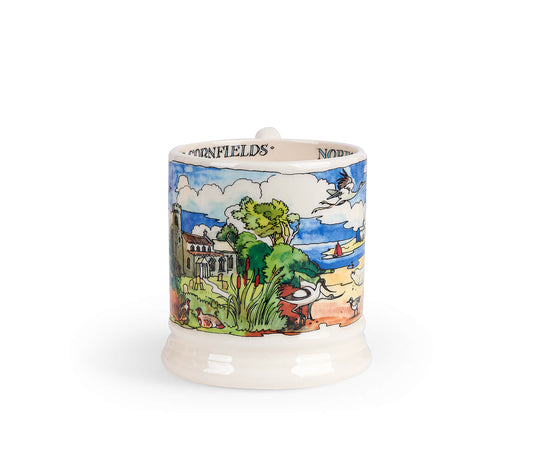 Landscapes Of Dreams Norfolk Coast 1/2 Pint Mug-Emma Bridgewater-Emma Bridgewater Pottery-Joanne Hudson Basics