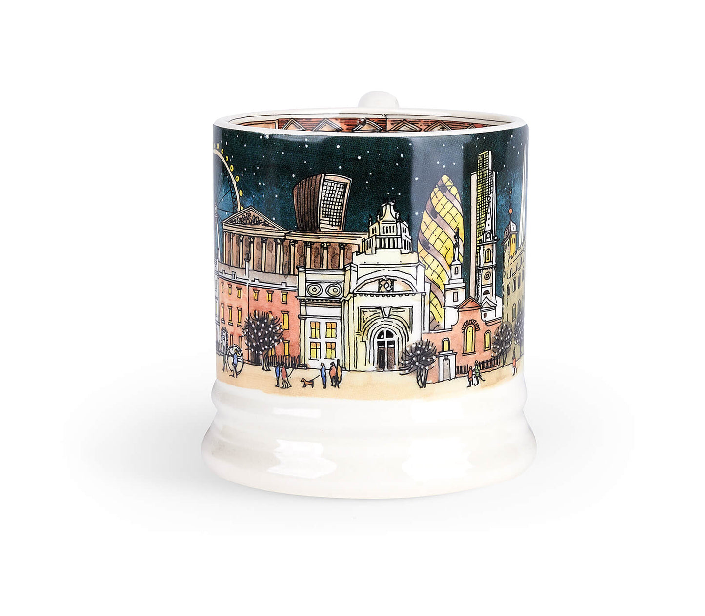 London & London at Night Set Of 2 1/2 Pint Mugs (Gift Boxed)-Emma Bridgewater Pottery-Joanne Hudson Basics