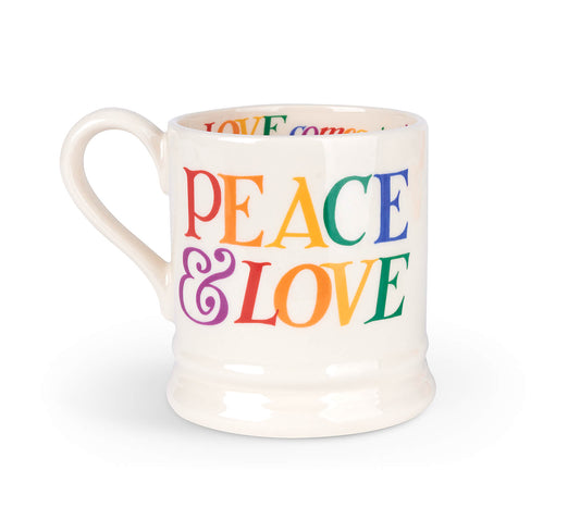 Rainbow Toast Love is Love Pride 1/2 Pint Mug-Emma Bridgewater Pottery-Joanne Hudson Basics