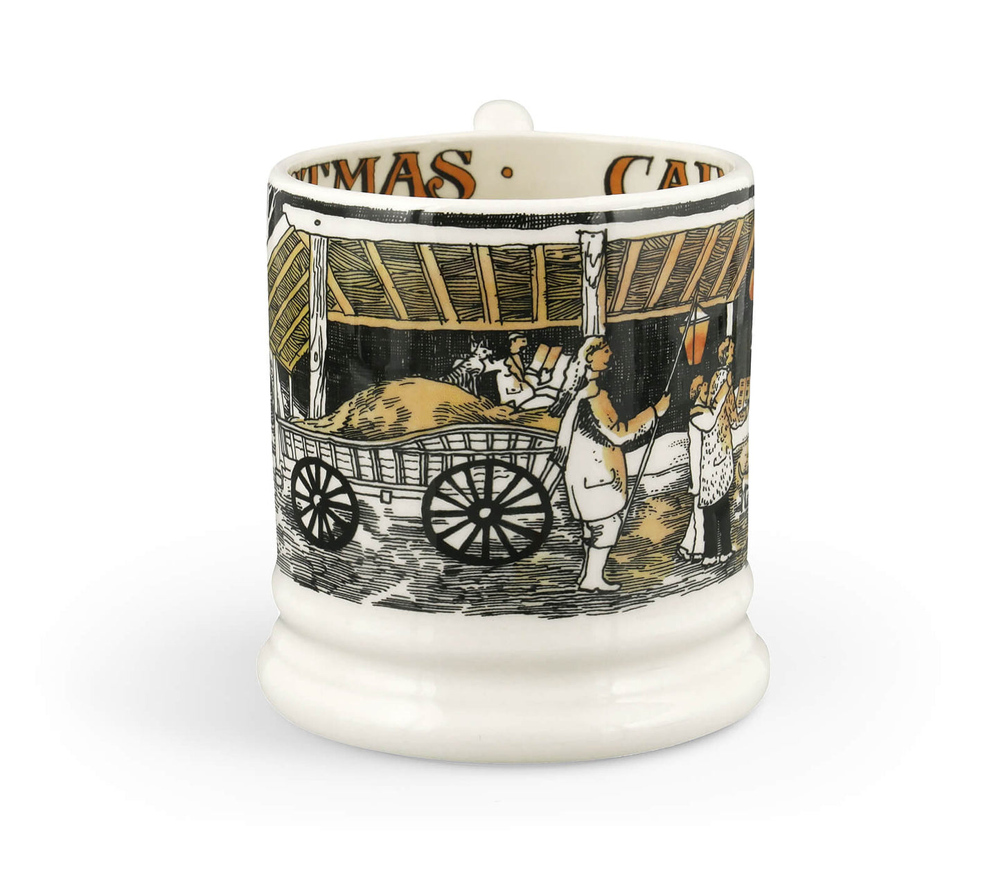 The Night Sky Christmas Carolling 1/2 Pint Mug-Emma Bridgewater Pottery-Joanne Hudson Basics
