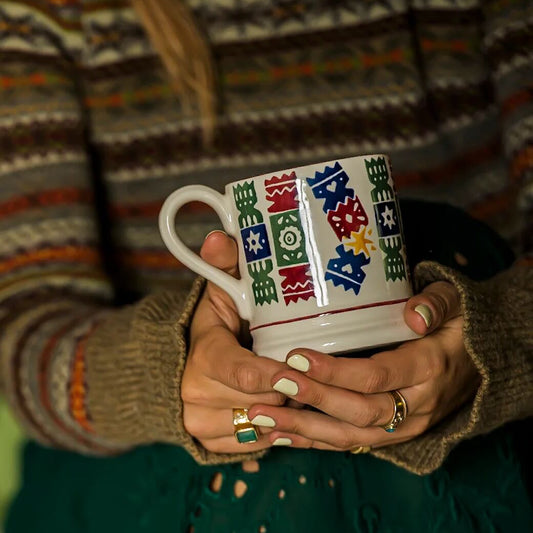 Christmas Crackers 1/2 Pint Mug-Emma Bridgewater-Emma Bridgewater Pottery-Joanne Hudson Basics