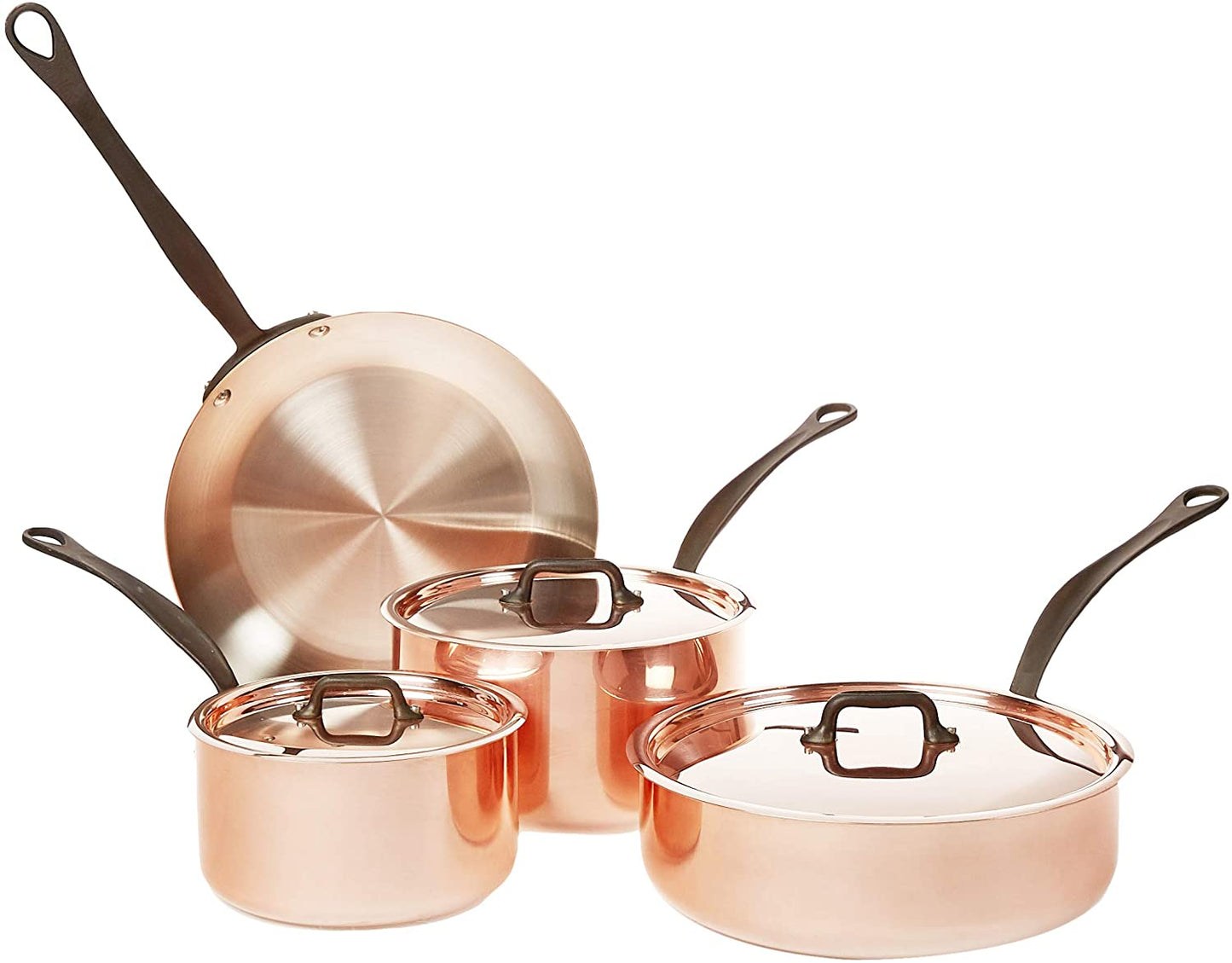 M'Herritage 7 Piece Copper Cookware Set