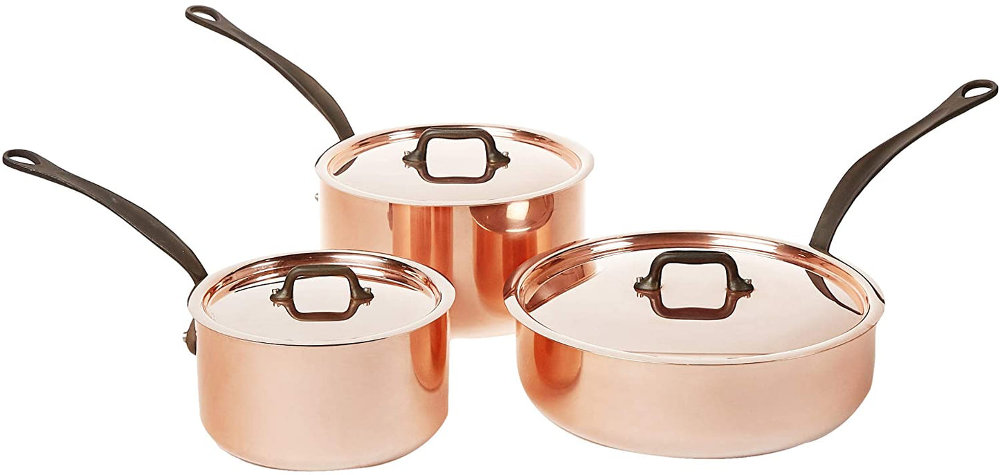 M'Herritage 7 Piece Copper Cookware Set