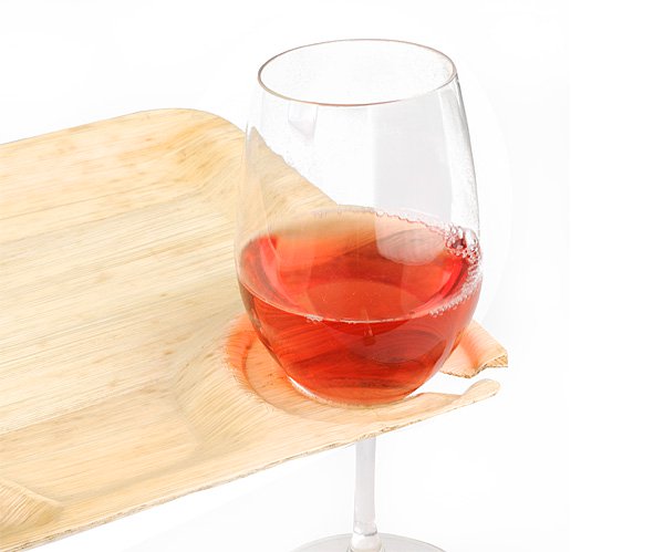 Bamboo Studio 9in Wine Plate Bulk 200 Pack