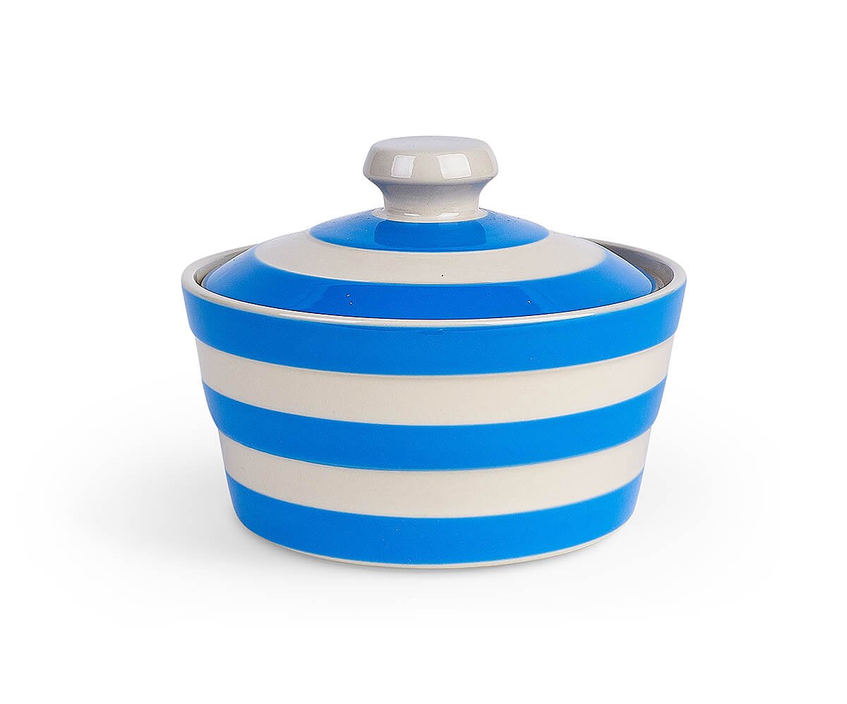 Cornishware Blue Butter Dish