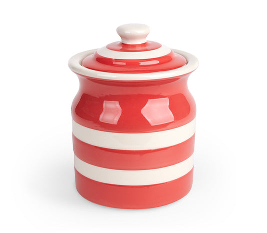 Cornishware Red Storage Jar