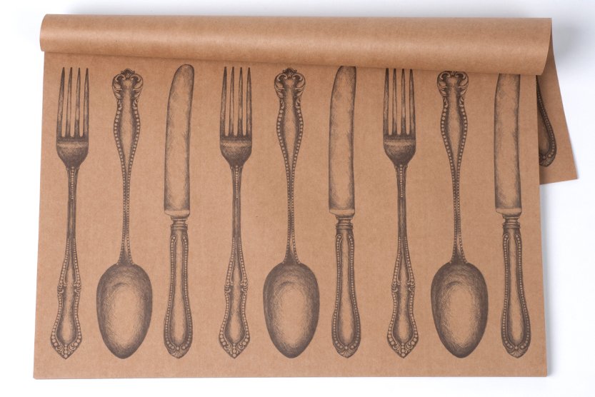 Cutlery Placemat Paper Tear-Off Pad