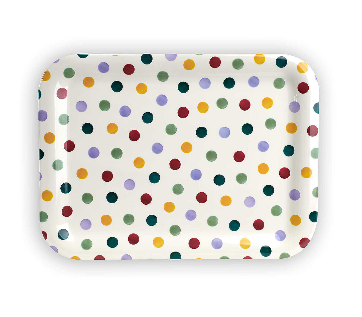 Polka Dot Large Melamine Tray