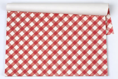 Italian Checked Placemat Paper Tear-Off Pad