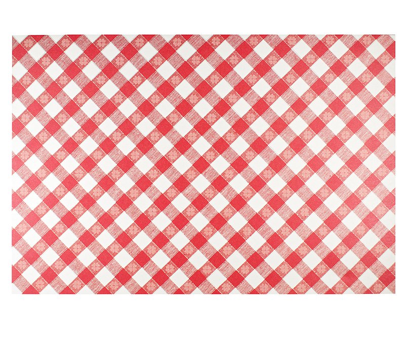 Italian Checked Placemat Paper Tear-Off Pad