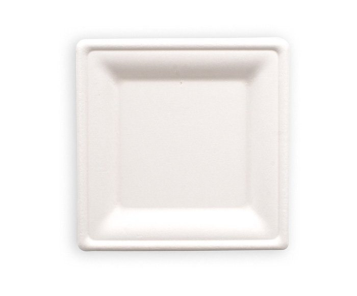 Sugar Cane White 6in Plate 25/PK