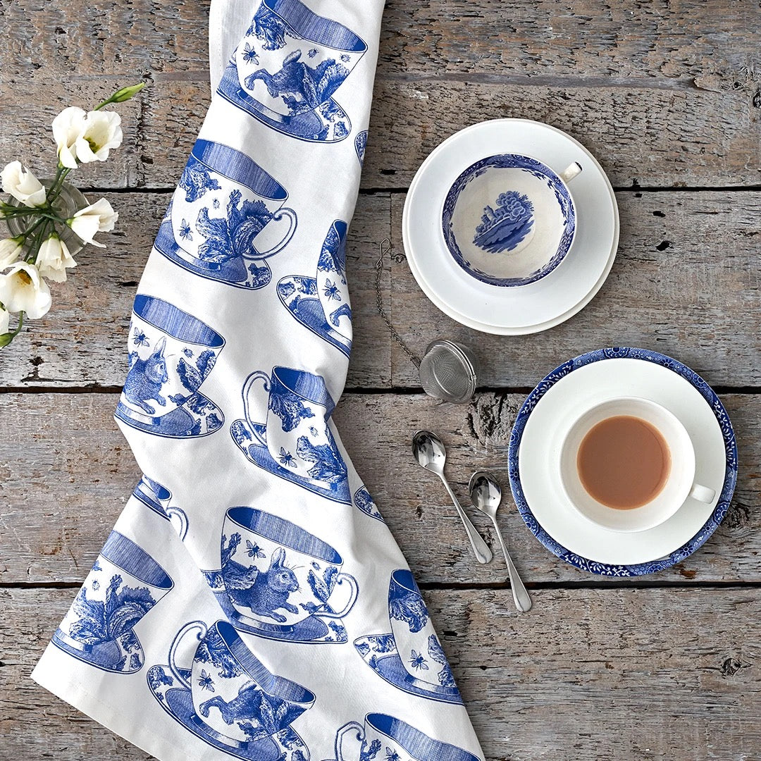 Teacup Tea Towel