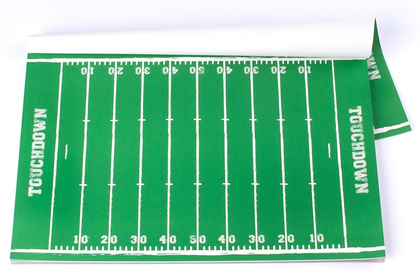 Touchdown Placemat Paper Tear-Off Pad