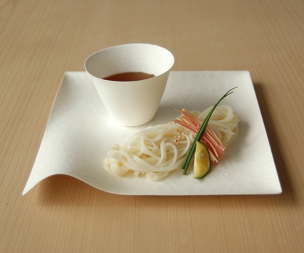 WASARA Kaku Large Square Plate Set