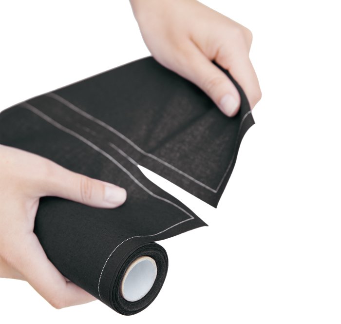 MYdrap Black Dinner Napkin Roll