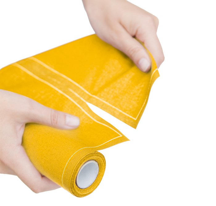 MYdrap Mustard Luncheon Napkin Roll