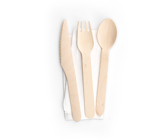 EcoWare EcoWare Disposable Wooden Utensil Set