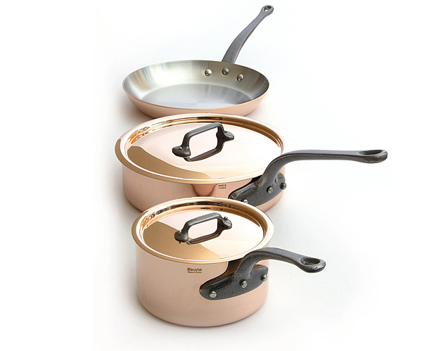 M'Herritage 5 Piece Copper Cookware Set