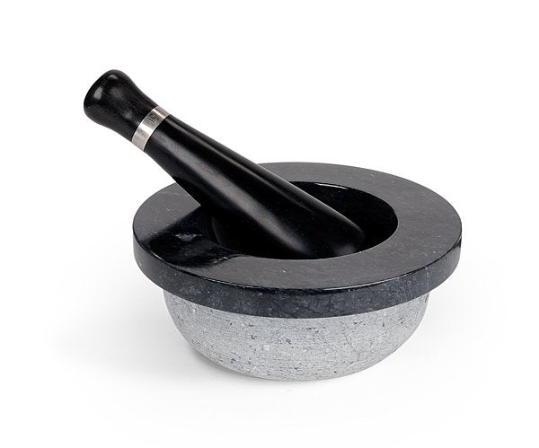 La Cornue Medium Black Mortar & Pestle