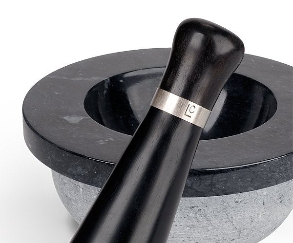 La Cornue Medium Black Mortar & Pestle