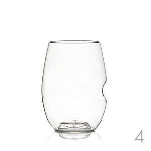 GoVino Stemless Shatterproof Glasses / 4-Pack Tote