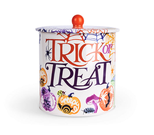 Halloween Treats Tin Biscuit Barrel