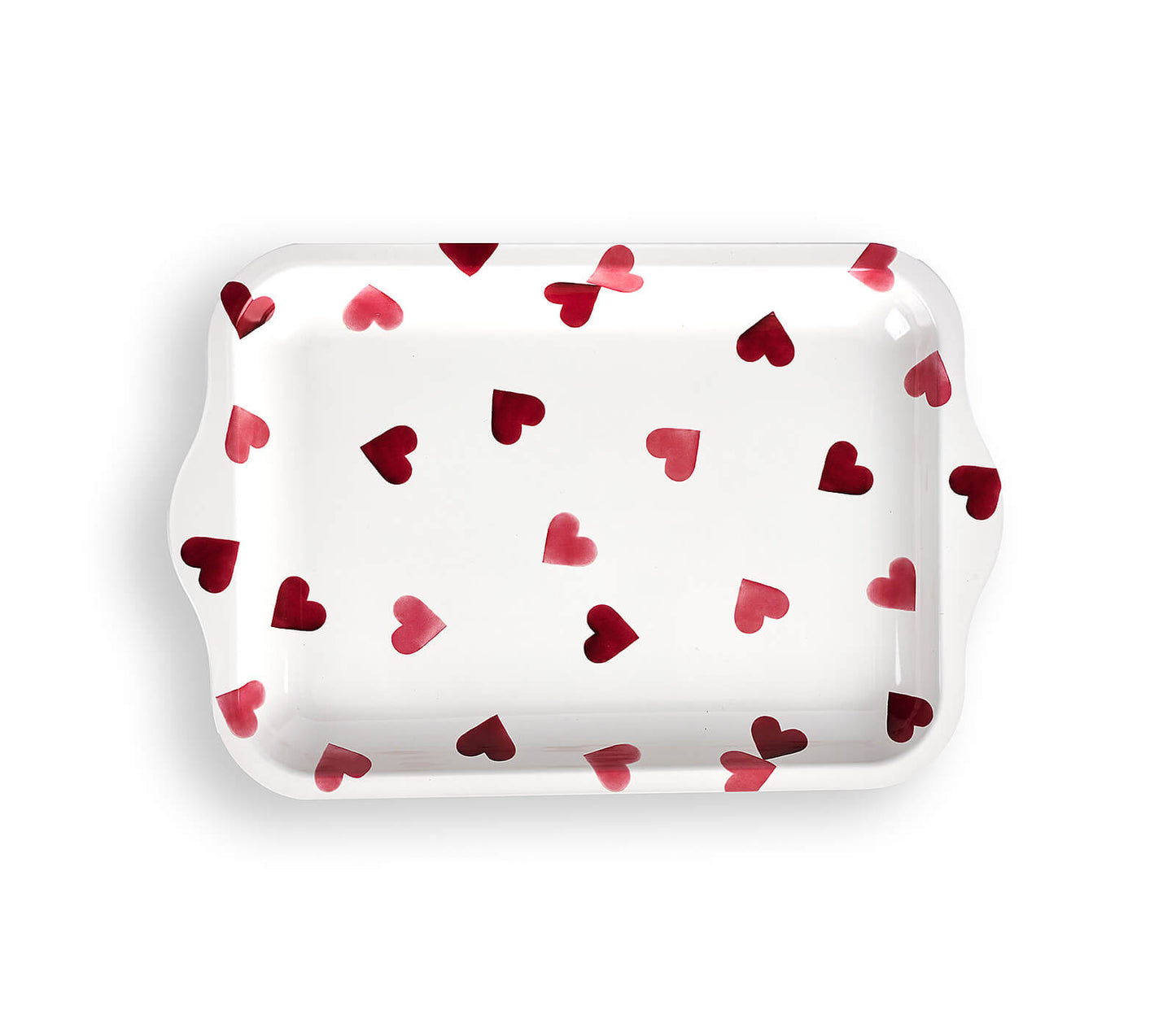 Pink Hearts Small Tin Tray