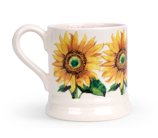 Sunflower Litho 1/2 Pint Mug