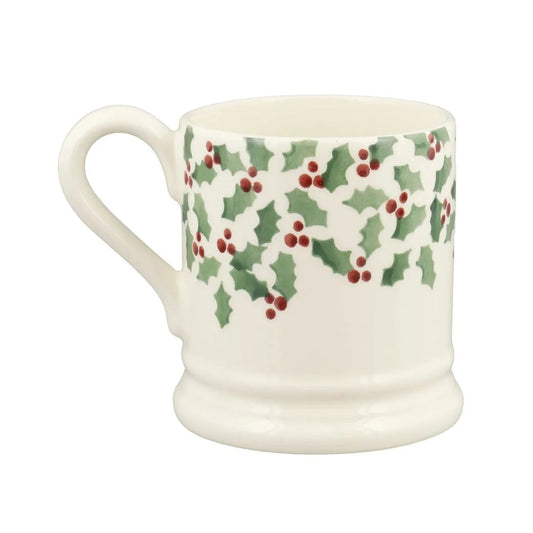 Tiny Scattered Holly 1/2 Pint Mug