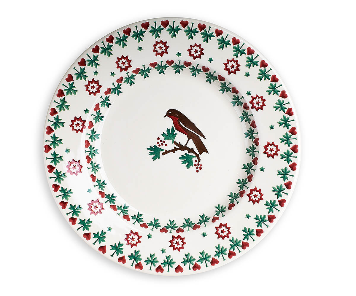 Joy Robins 2016 10.5in Plate-Emma Bridgewater-Emma Bridgewater Pottery-USA