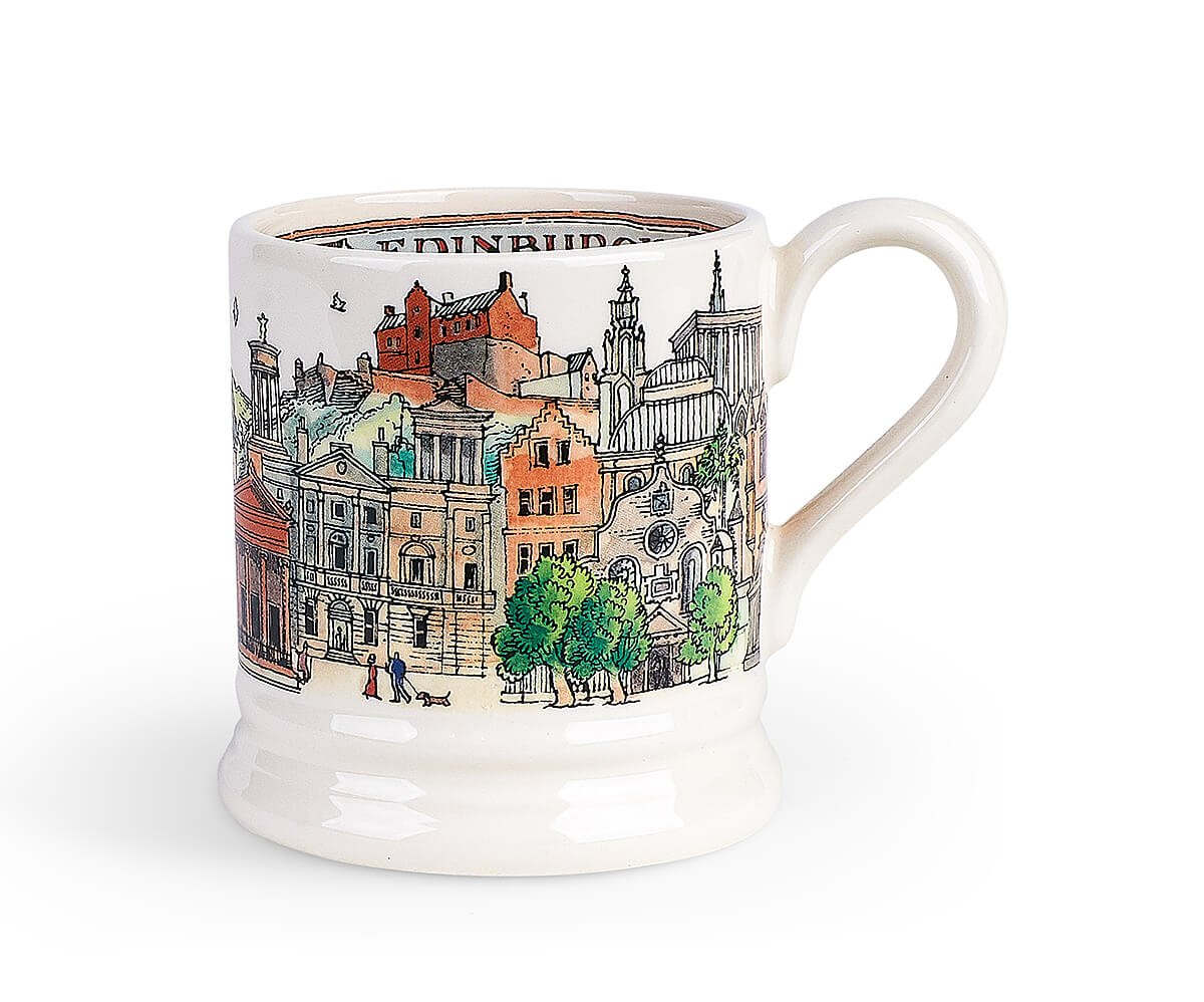 Cities Of Dreams Edinburgh 1/2 Pint Mug-Emma Bridgewater-Emma Bridgewater Pottery-Joanne Hudson Basics