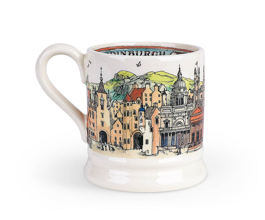 Cities Of Dreams Edinburgh 1/2 Pint Mug-Emma Bridgewater-Emma Bridgewater Pottery-Joanne Hudson Basics