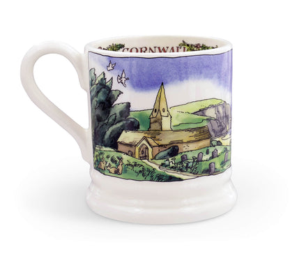 Landscapes Of Dreams Cornish Beaches 1/2 Pint Mug-Emma Bridgewater Pottery-Joanne Hudson Basics