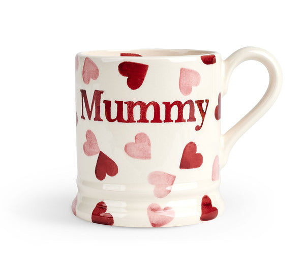 Emma Bridgewater Pink Hearts Mummyy 1/2 Pint Mug – Joanne Hudson