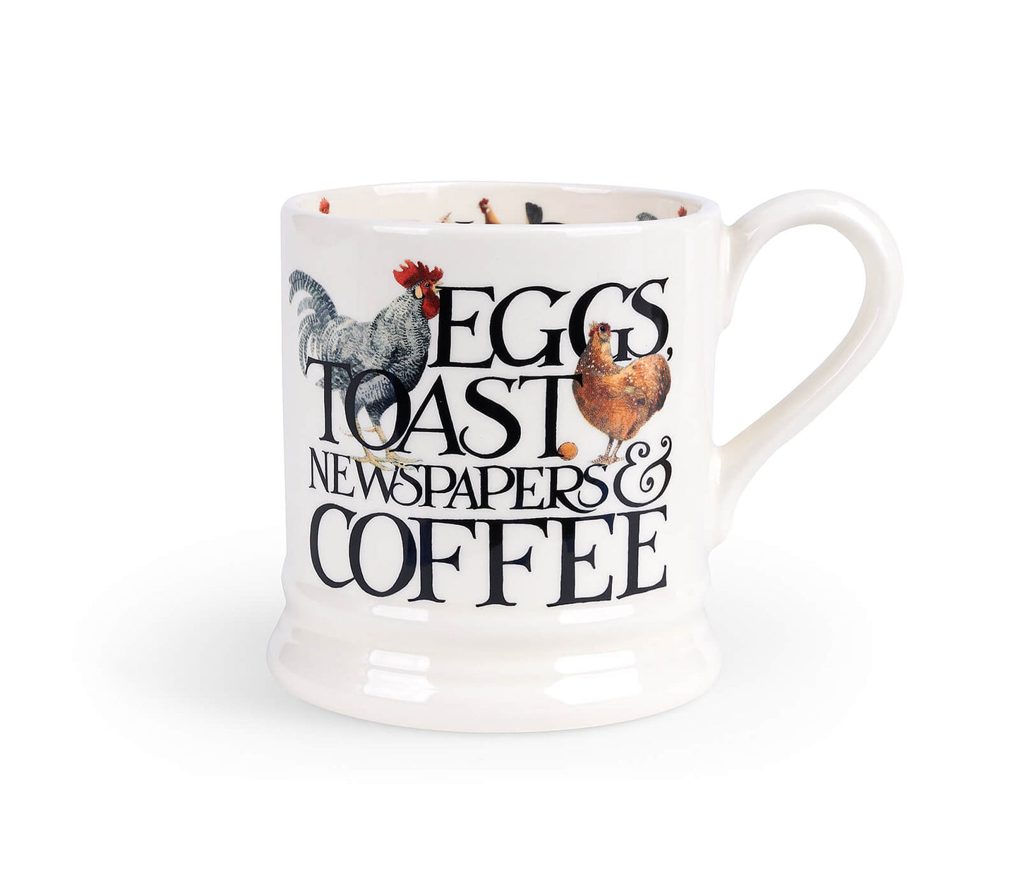 Rise & Shine Eggs & Toast 1/2 Pint Mug-Emma Bridgewater-Emma Bridgewater Pottery-USA
