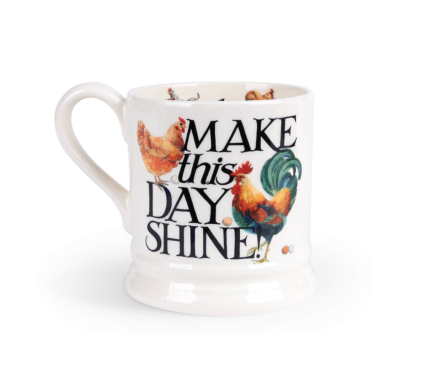 Rise & Shine Eggs & Toast 1/2 Pint Mug-Emma Bridgewater-Emma Bridgewater Pottery-USA