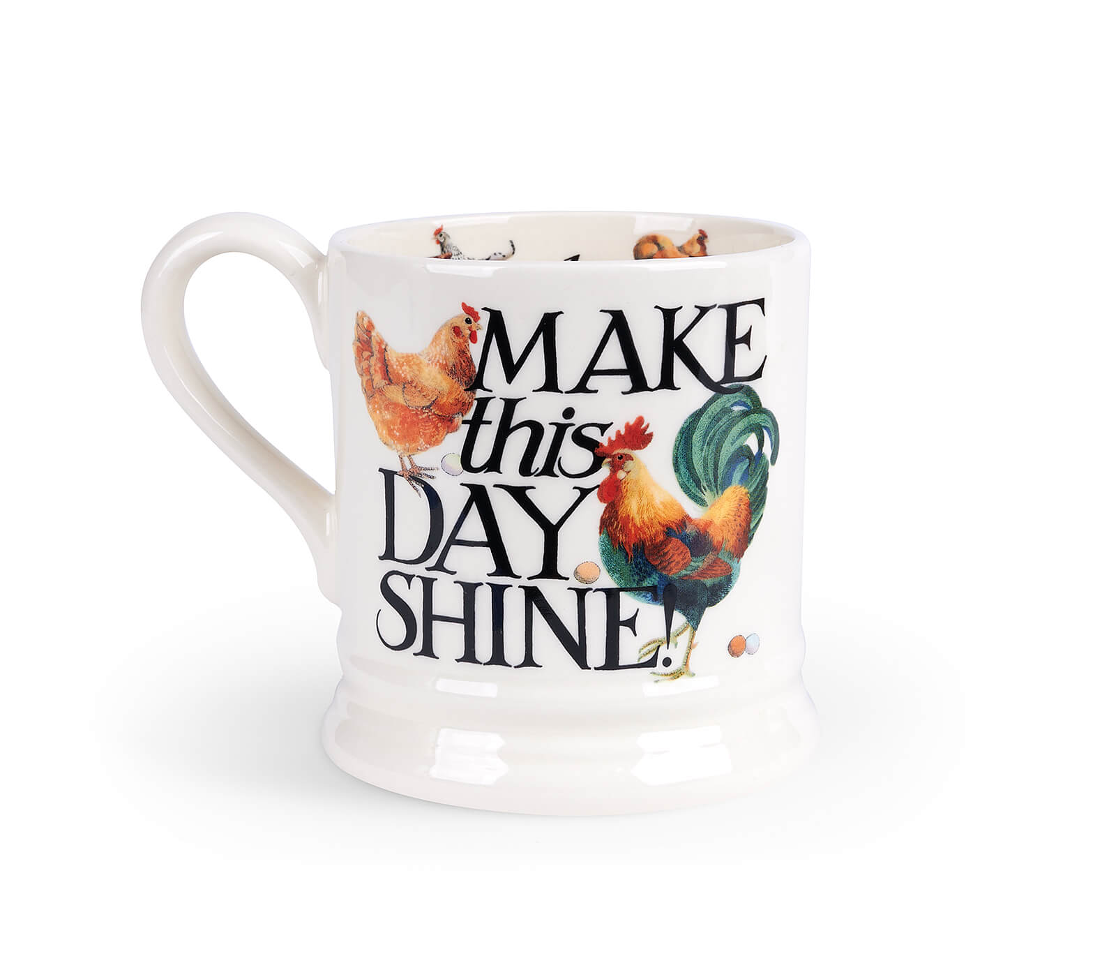 Rise & Shine Eggs & Toast 1/2 Pint Mug-Emma Bridgewater-Emma Bridgewater Pottery-USA