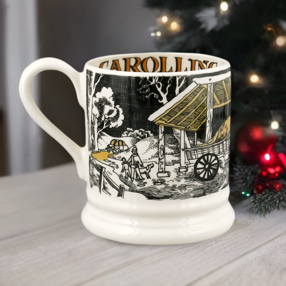The Night Sky Christmas Carolling 1/2 Pint Mug