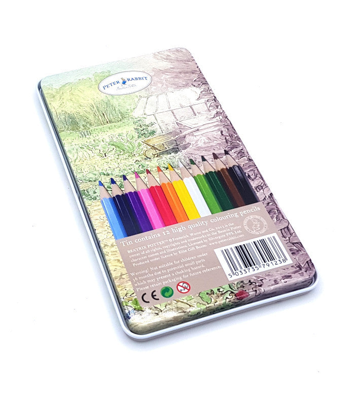 Petter Rabbit & Friends Set of 12 Colored Pencils-Elite Gift Boxes-Joanne Hudson Basics