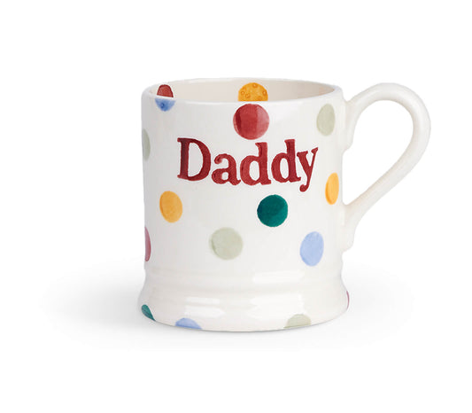 Polka Dot Daddy 1/2 Pint Mug-Emma Bridgewater Pottery-Joanne Hudson Basics