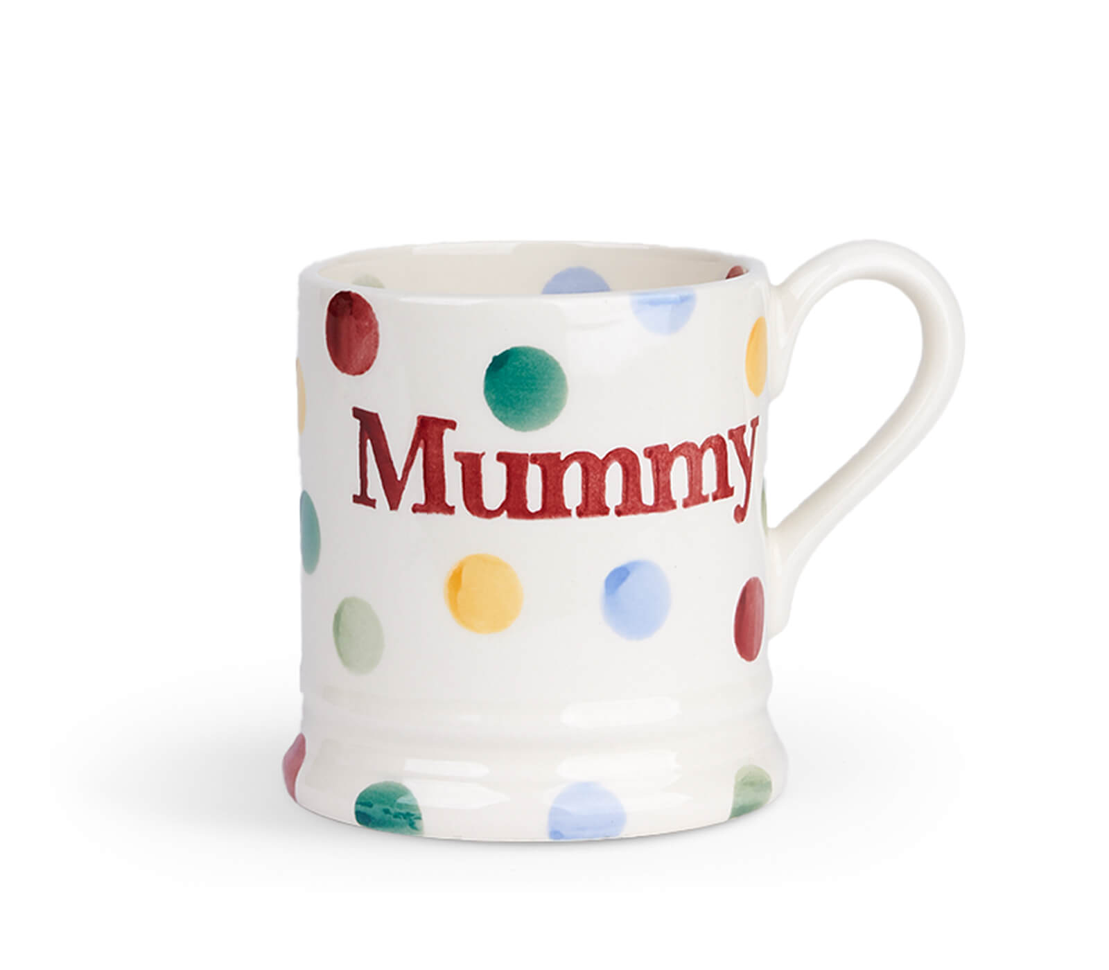 Polka Dot Mummy 1/2 Pint Mug-Emma Bridgewater Pottery-Joanne Hudson Basics
