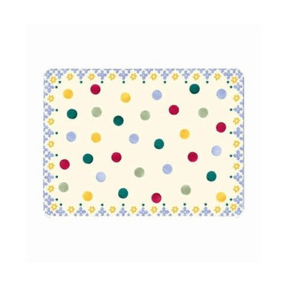 Polka Dot Set of 4 Placemats-Emma Bridgewater Pottery-Joanne Hudson Basics