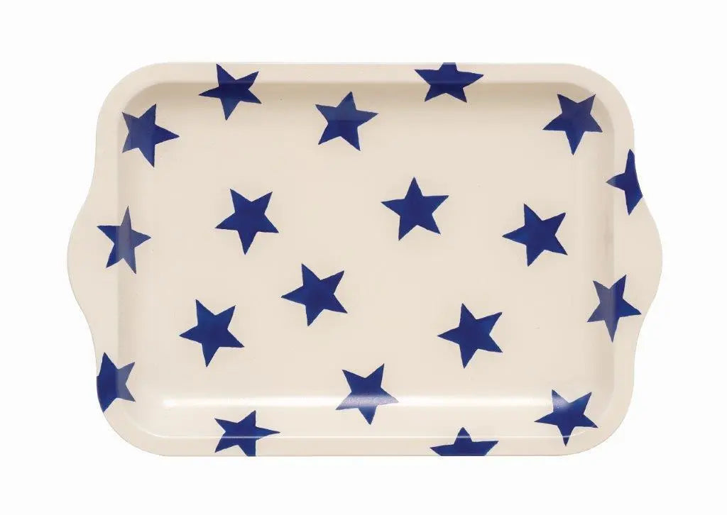 Blue Stars Small Tin Tray