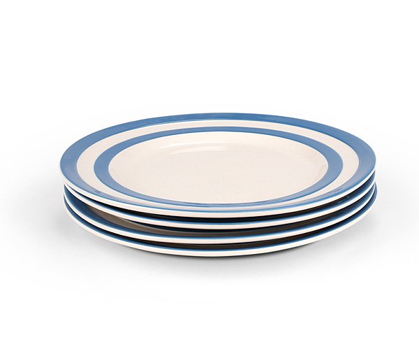 Cornishware Blue Dinner Plate (Main Plate) Set of 4