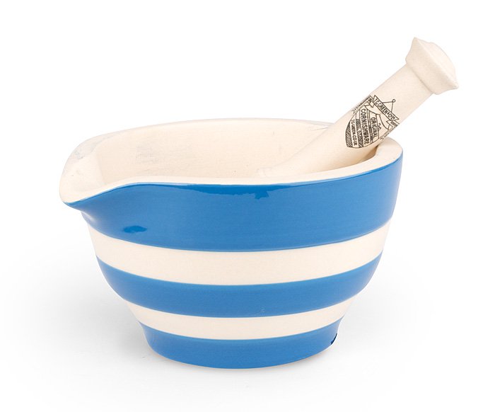 Cornishware Blue Mortar & Pestle