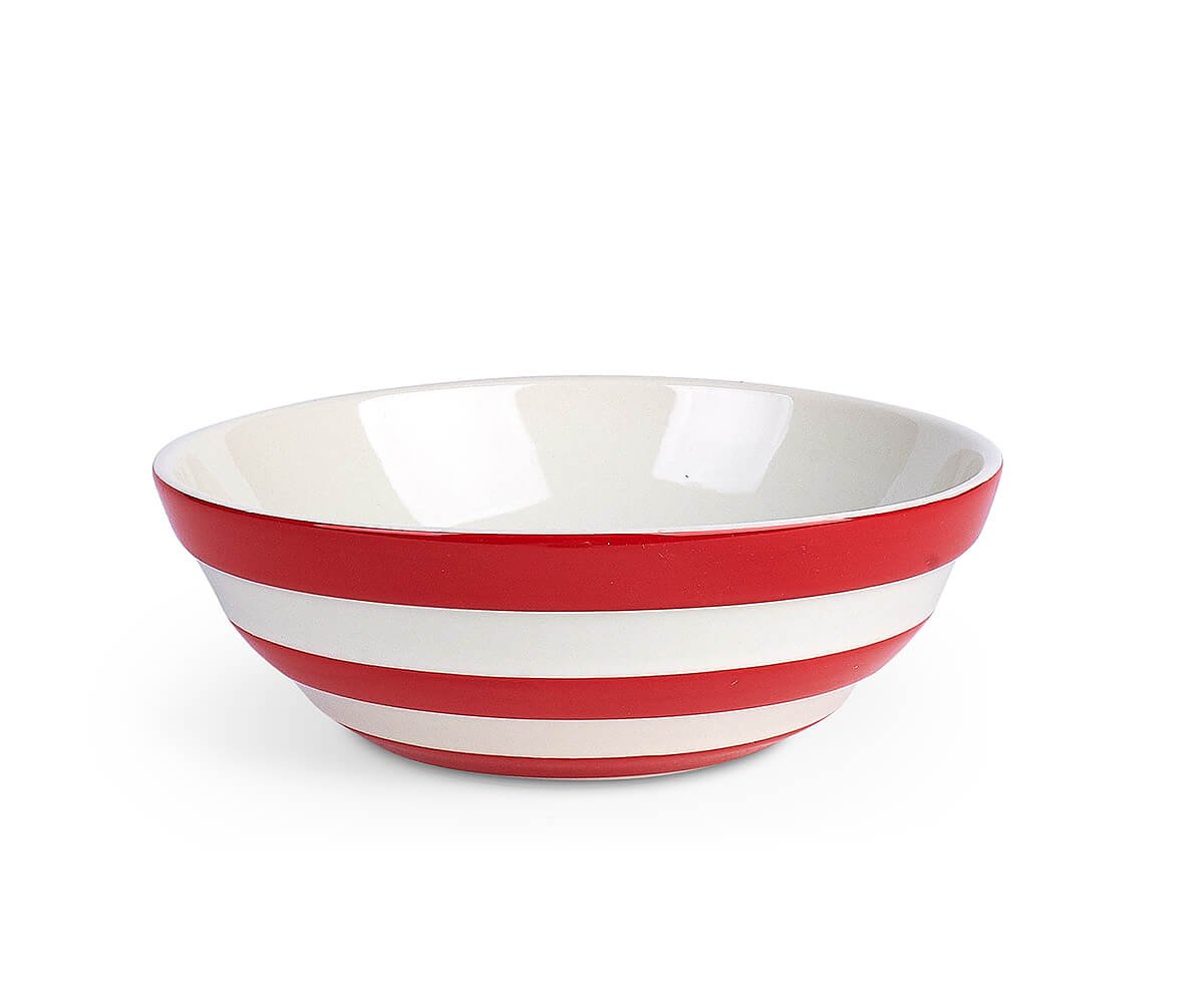 Cornishware Red Cereal Bowl / Set of 4