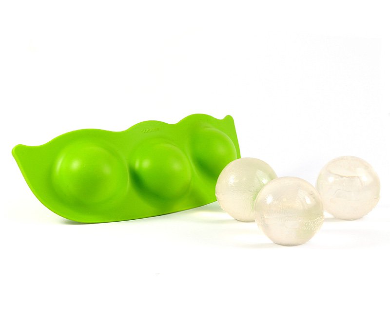 SuckUK Frozen Peas Drink Ice Ball Mold