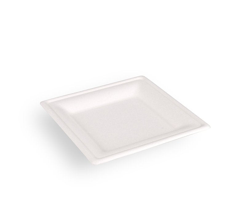 Sugar Cane White 6in Plate 25/PK